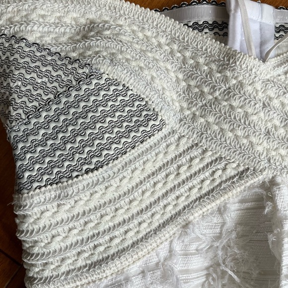 Jonathan Simkhai Lielle Fringe Cutout Bandage Dress - Picture 5 of 16